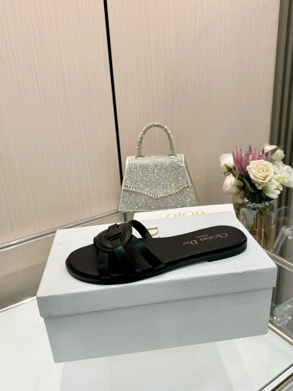 👟👟Ex-factory price 340👟👟 Dior new model, 9 colors available, cowhide fabric, code number 35-42, leather sole +40
